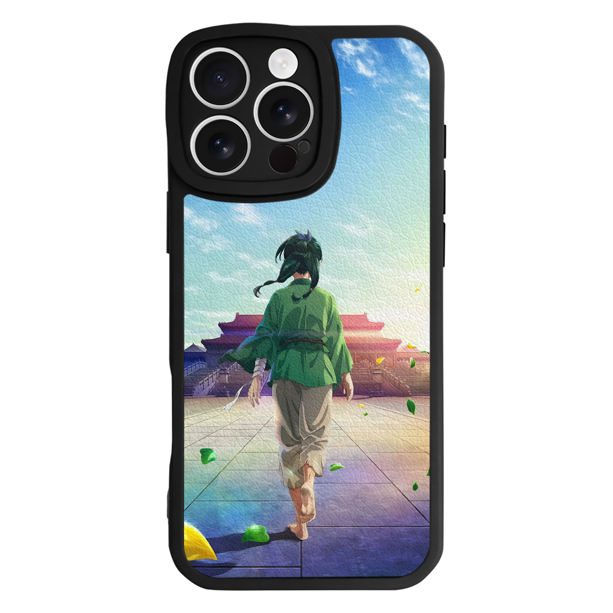 （画像用） 薬屋のひとりごと The Apothecary Diaries 【iPhone 16シリーズ対応】シリコンスマホケース（レザー調） 材質：シリコン